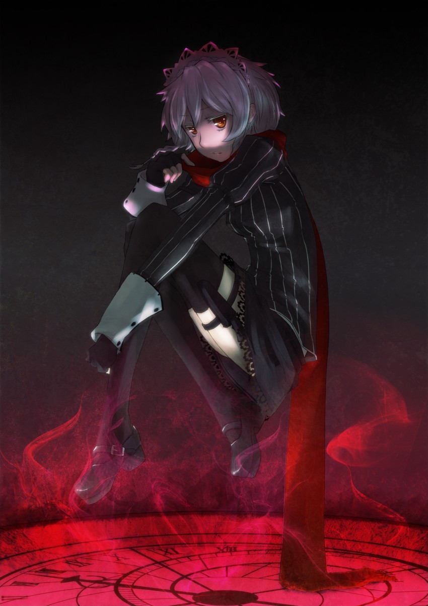 izayoi sakuya (touhou and 2 more) drawn by aoyahh