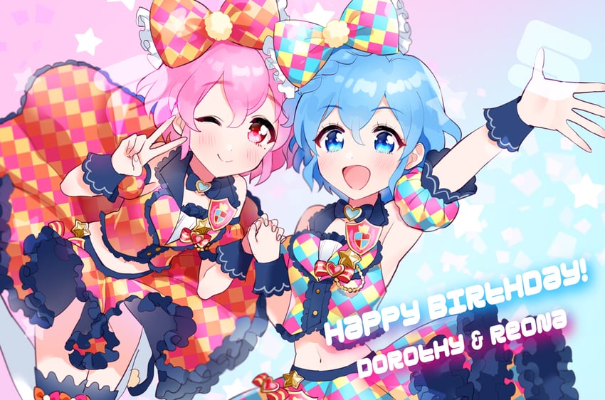 reona west and dorothy west (pretty series and 1 more) drawn by oshiri_(o4ritarou)
