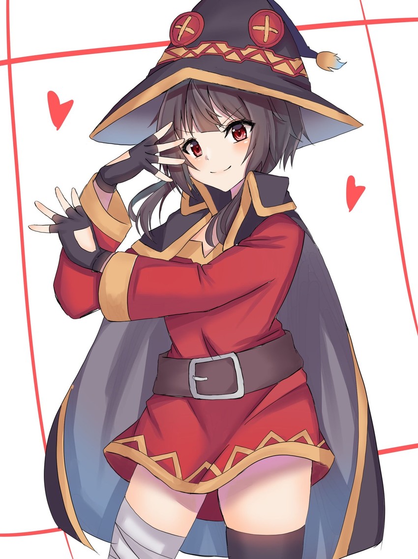 megumin (kono subarashii sekai ni shukufuku wo!) drawn by kimura_mitsuki