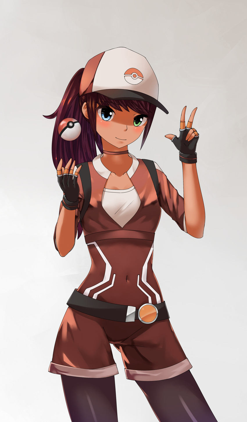 female protagonist (pokemon and 1 more) drawn by cowfee