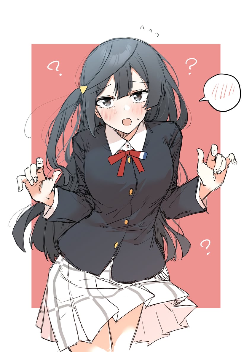 yuki setsuna (love live! and 1 more) drawn by scanning
