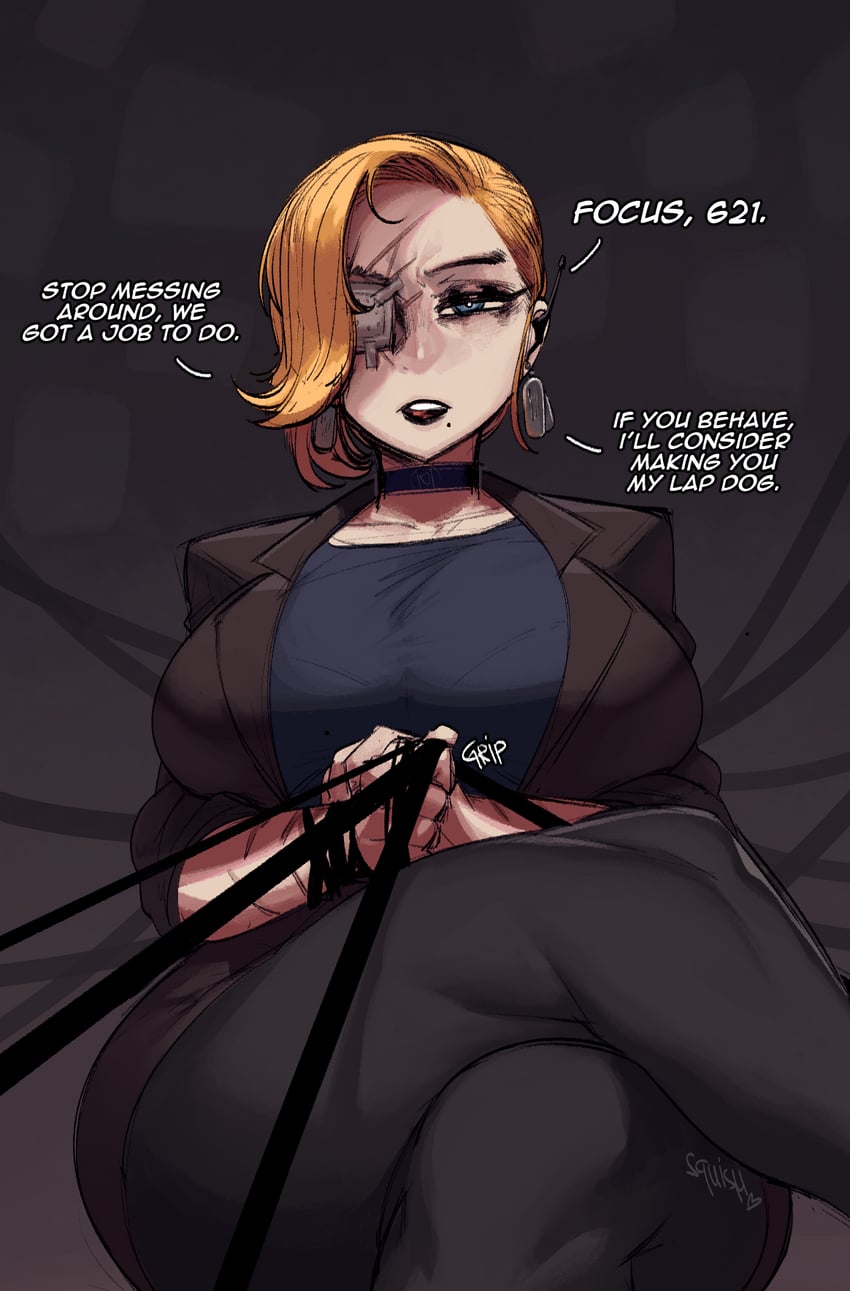 handler walter (armored core and 1 more) drawn by krekkov