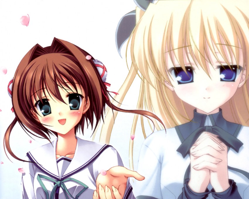 asakura yume and yoshino sakura (da capo and 1 more) drawn by tanihara_natsuki