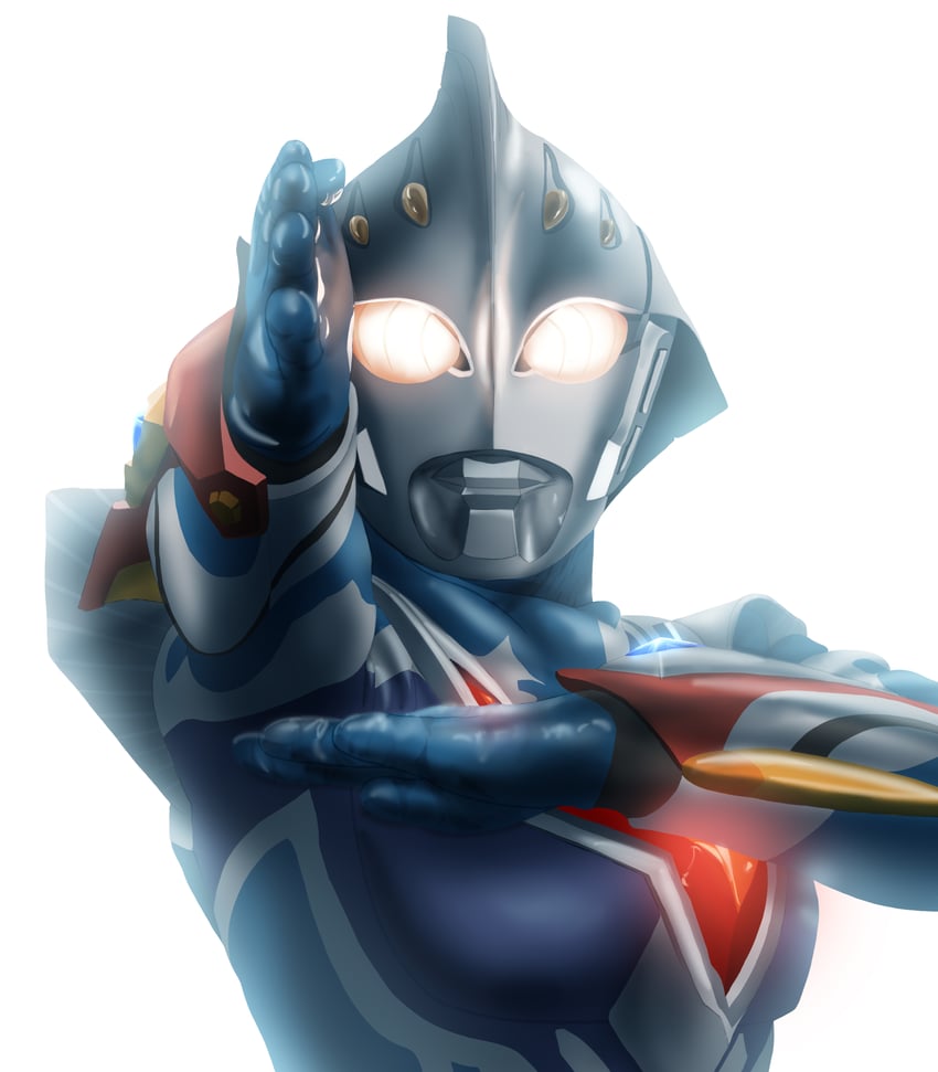 ultraman nexus and ultraman nexus junis blue (ultra series and 1 more) drawn by yoshifuto