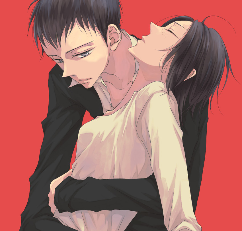 ymir and bertolt hoover (shingeki no kyojin) drawn by cyai