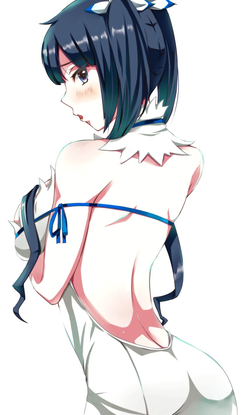 hestia (dungeon ni deai wo motomeru no wa machigatteiru darou ka) drawn by mr_kuro_otoko