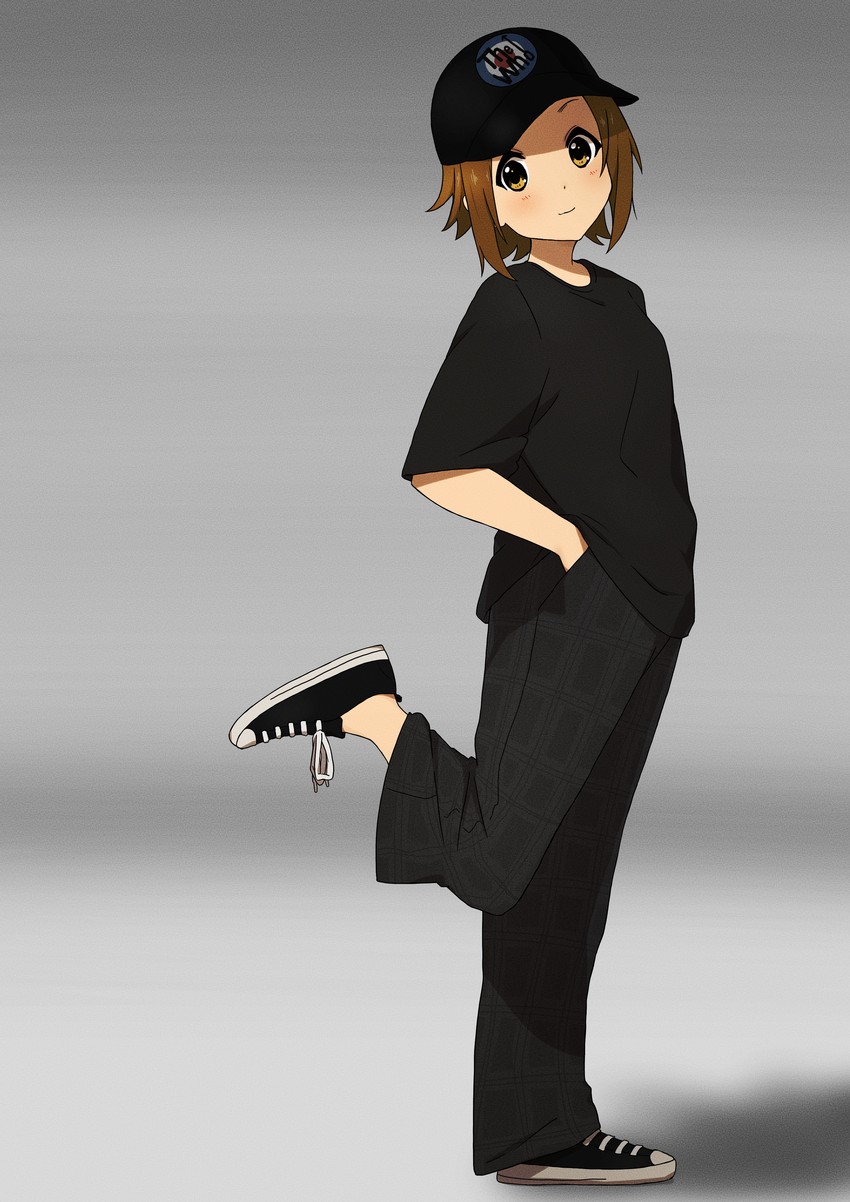 tainaka ritsu and bask (k-on! and 1 more) drawn by kicchi_(tmgk)