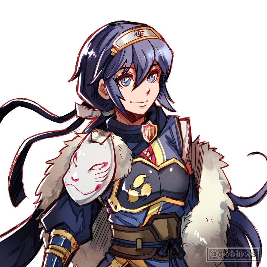 lucina (fire emblem and 2 more) drawn by gzei