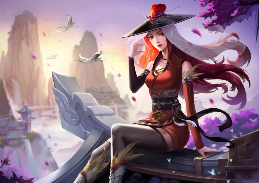 bi ting (xia lan) drawn by xia_lan_bi_ting_chao_hua