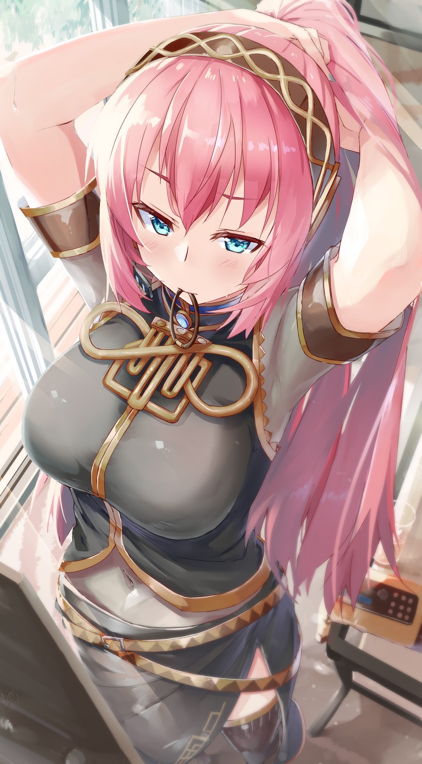 megurine luka (vocaloid) drawn by daidou_(demitasse)
