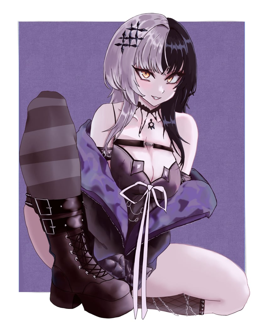 shiori novella (hololive and 1 more) drawn by mrwardless