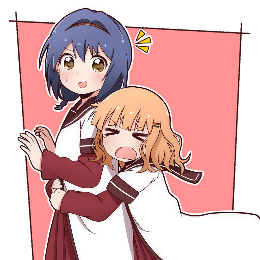 oomuro sakurako and furutani himawari (yuruyuri and 1 more) drawn by goron_(phde2424)