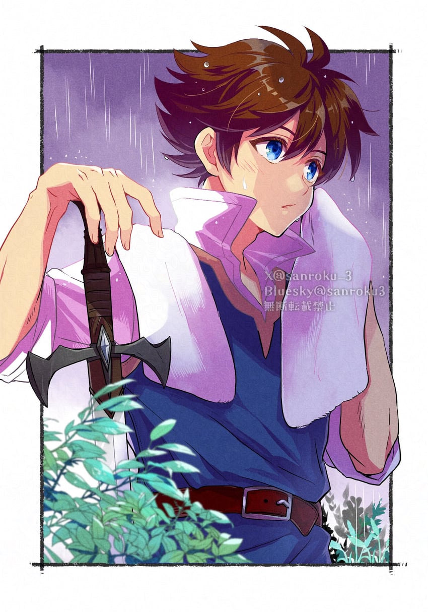 bartz klauser (final fantasy and 1 more) drawn by sanroku_3