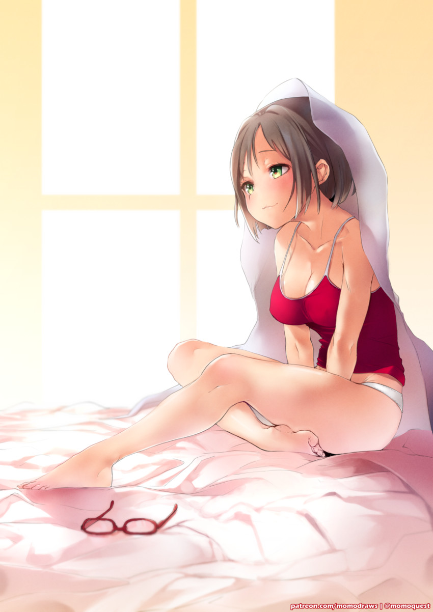 maekawa miku (idolmaster and 1 more) drawn by sumi_(oyasumie)