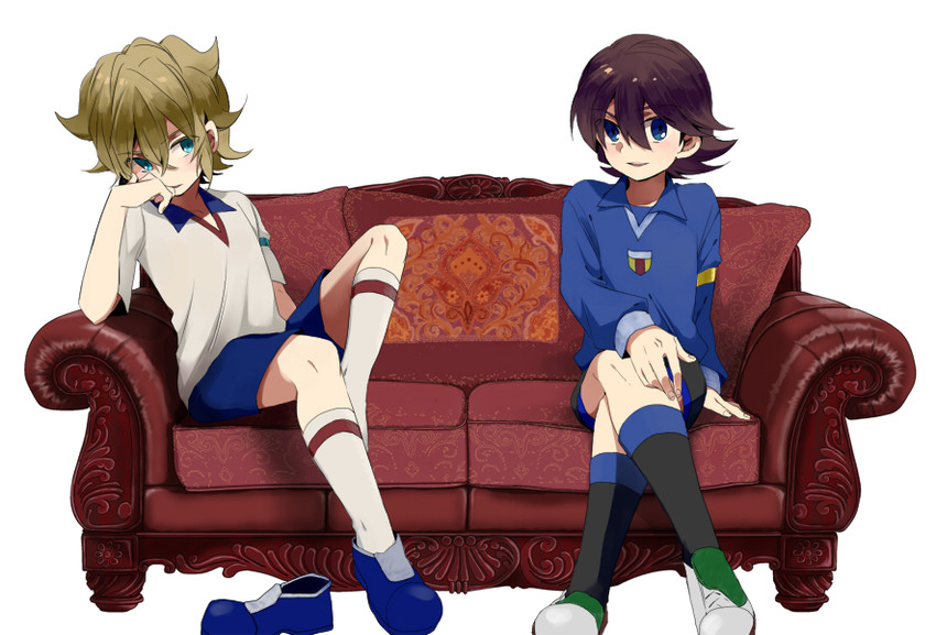 mark kruger and fideo aldena (inazuma eleven) drawn by annmitu89