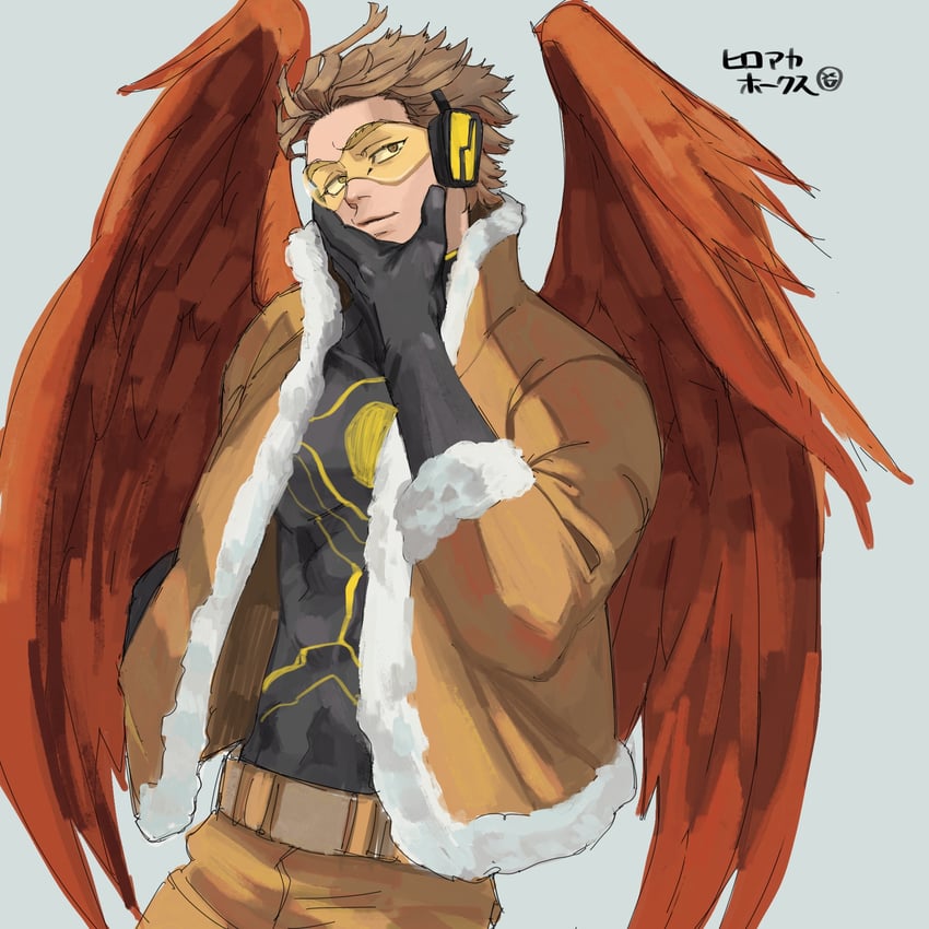 hawks (boku no hero academia) drawn by kogu_(nue_insideout)