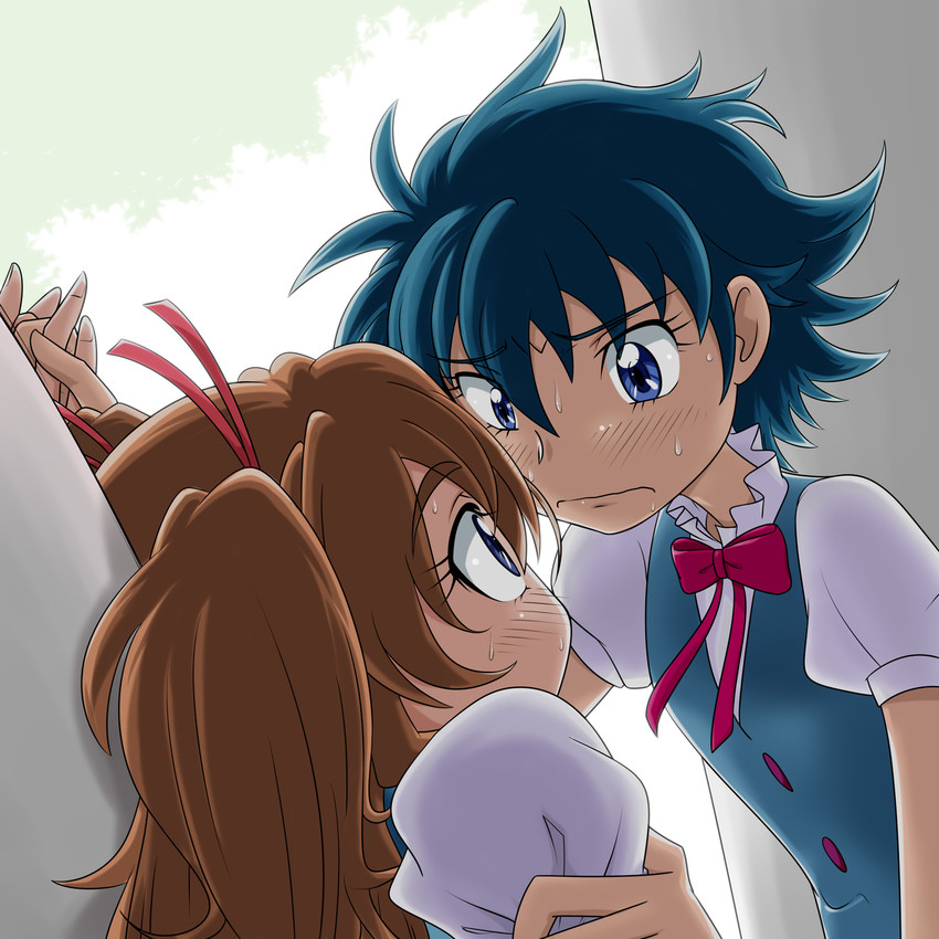 houjou hibiki and nishijima waon (precure and 1 more) drawn by seriza_(hidepu)