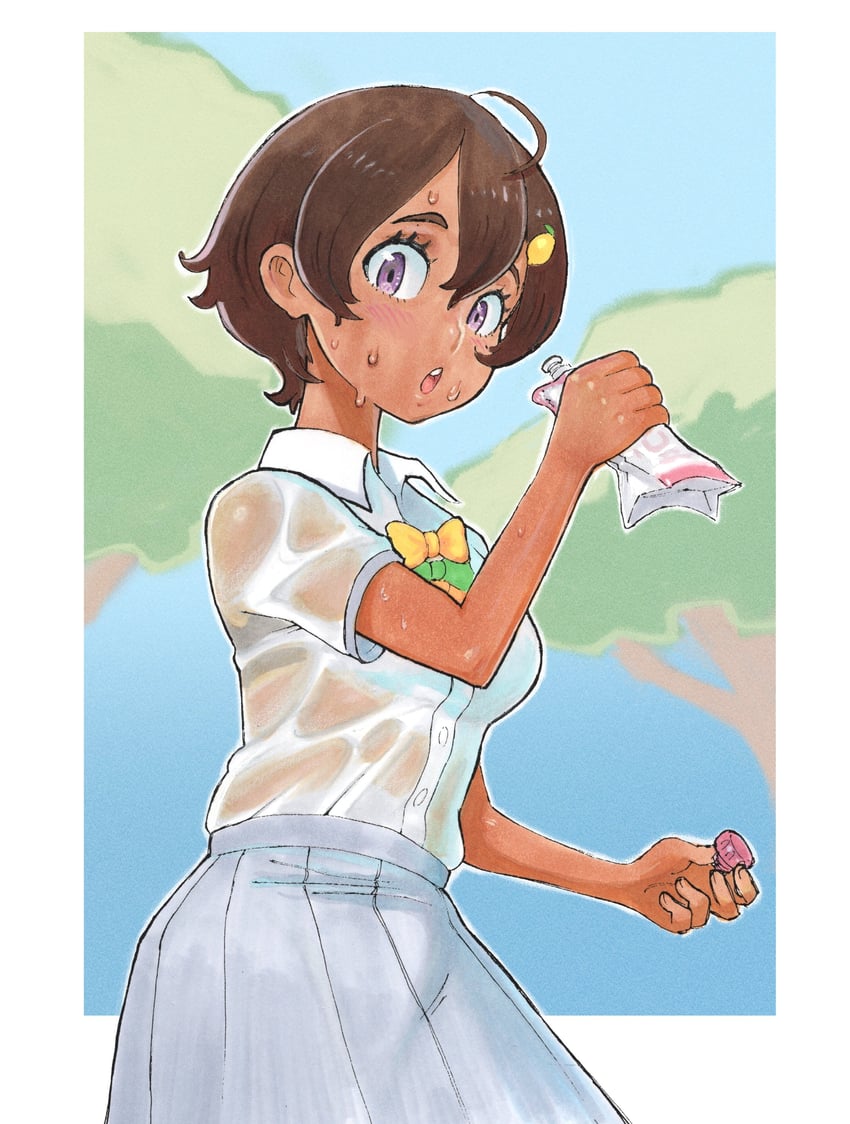 yakishio lemon (make heroine ga oo sugiru!) drawn by yokadokadon