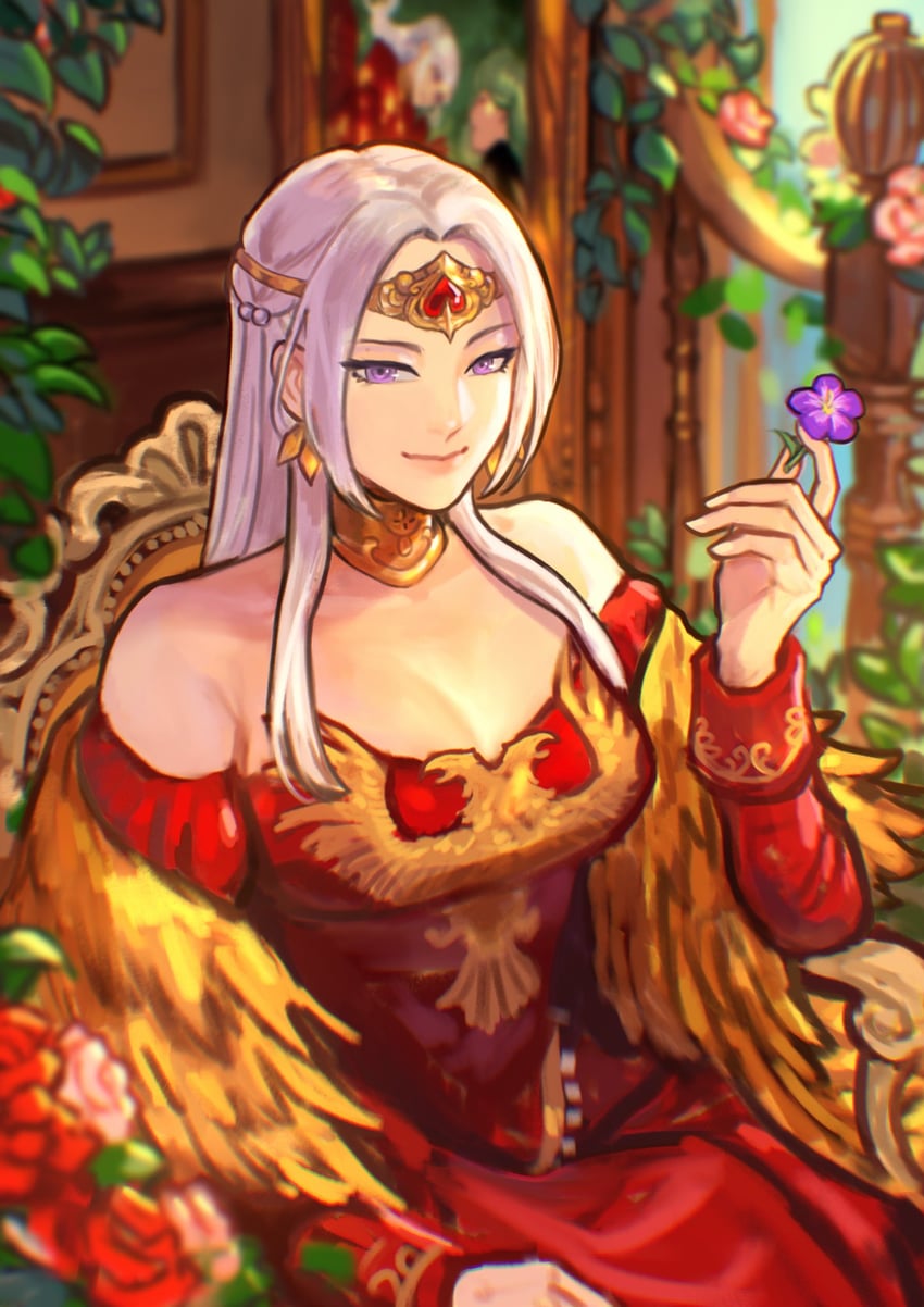 edelgard von hresvelg (fire emblem and 2 more) drawn by sethkiel