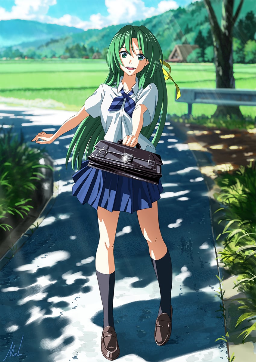 sonozaki shion (higurashi no naku koro ni) drawn by mac_naut
