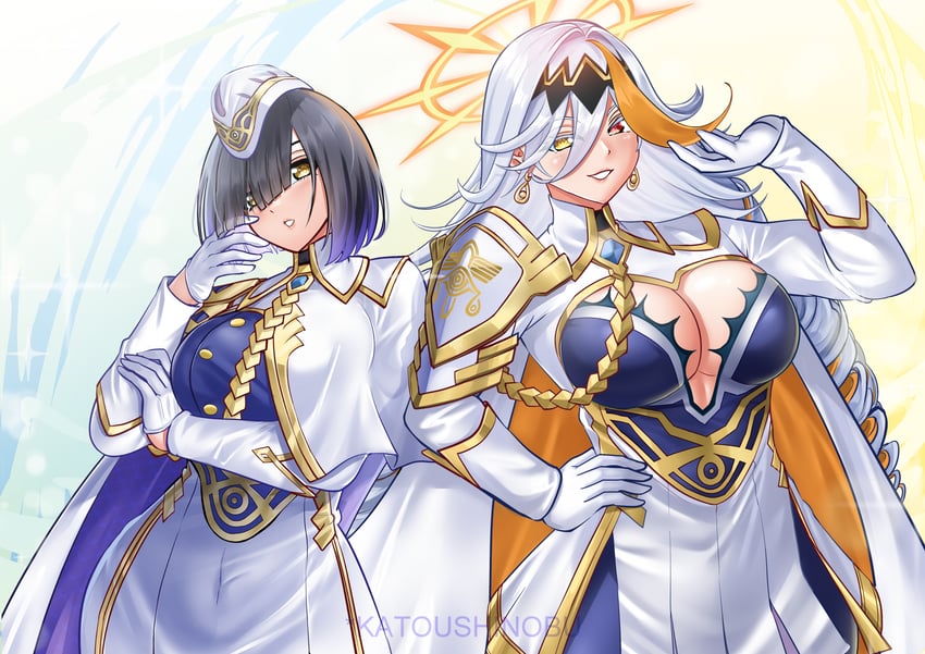 baldr and hodr (fire emblem and 1 more) drawn by katou_shinobu