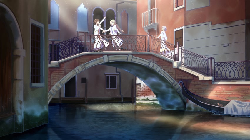 alicia florence, akira ferrari, and athena glory (aria) drawn by banjie
