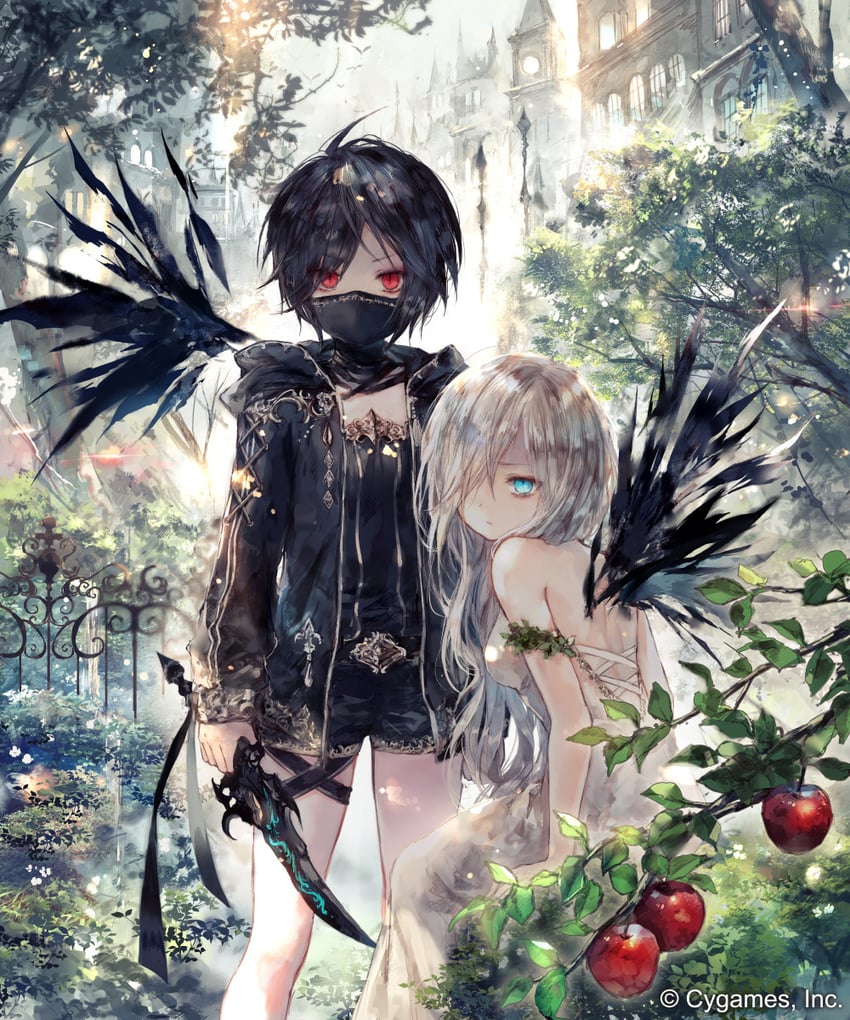shingeki no bahamut and 1 more drawn by onineko