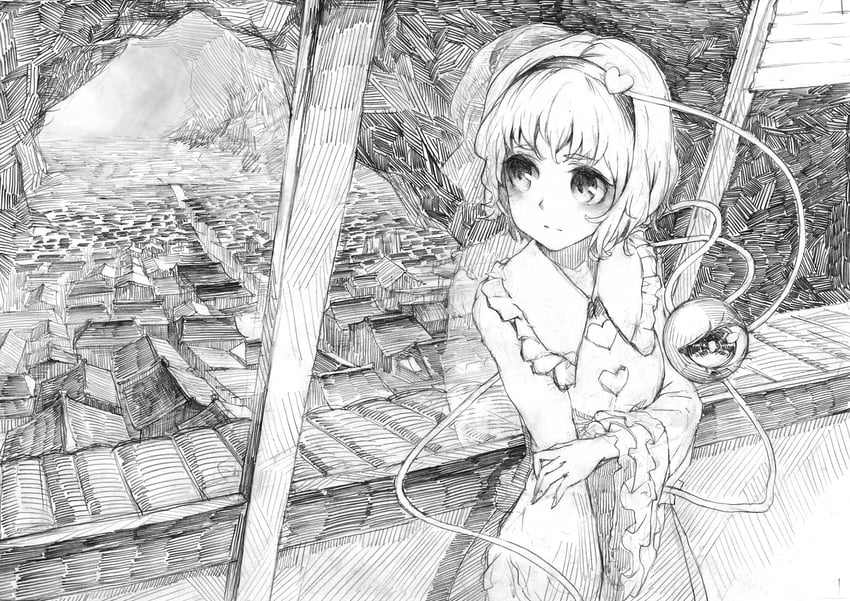 komeiji satori (touhou) drawn by matumasima