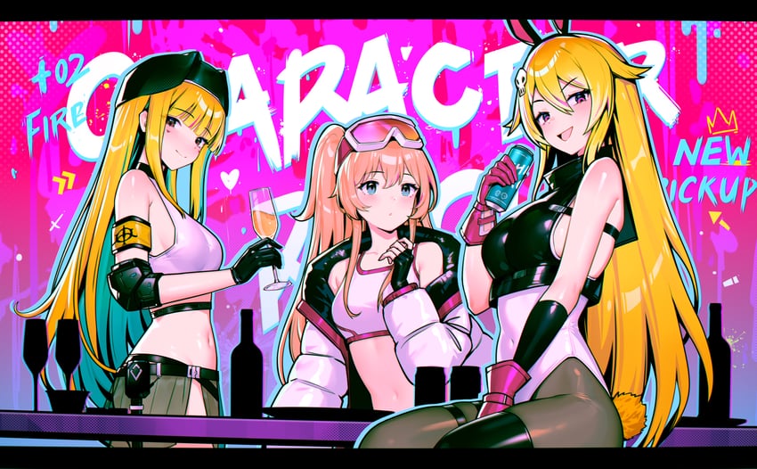 liatris, angelica, and anastasia (brown dust and 1 more) drawn by 95_(jiuwujiang)