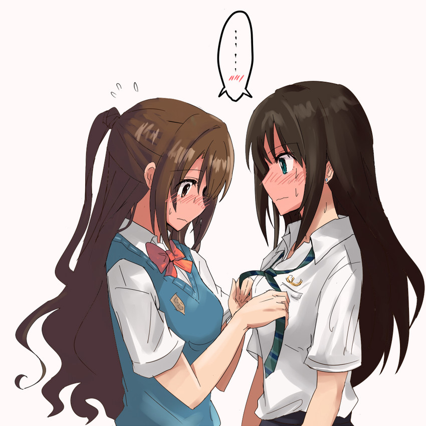 shibuya rin and shimamura uzuki (idolmaster and 1 more) drawn by guildlay
