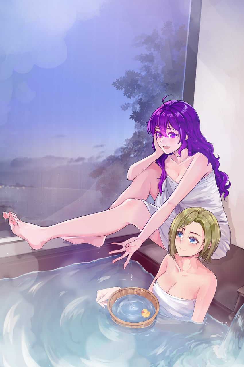 miyaura sanshio and eve han (original) drawn by beifeng_han