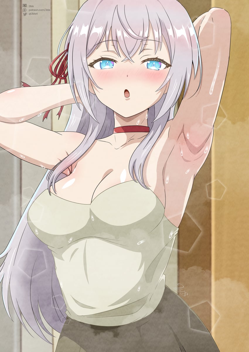 alisa mikhailovna kujou (tokidoki bosotto roshia-go de dereru tonari no alya-san) drawn by twobless
