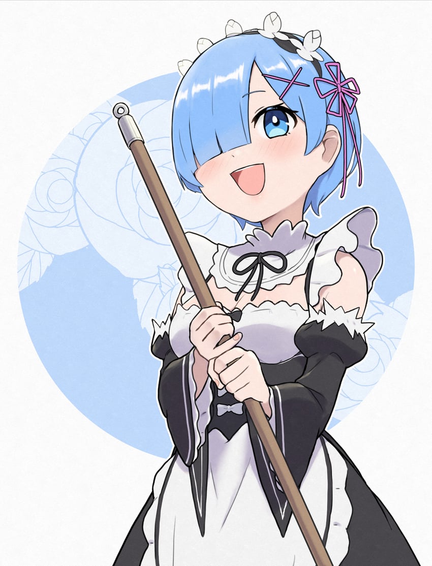 rem (re:zero kara hajimeru isekai seikatsu) drawn by urin_(littleurin)