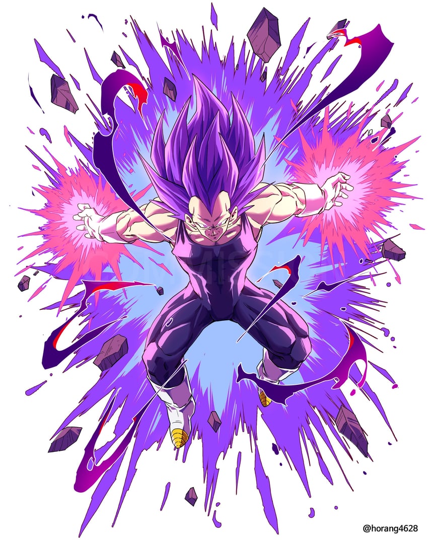 vegeta (dragon ball and 1 more) drawn by horang4628