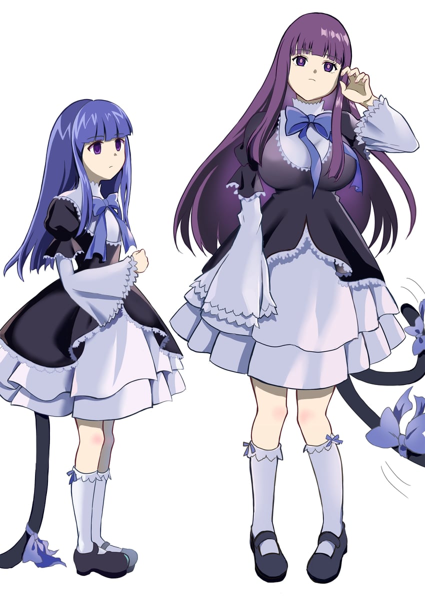fern and frederica bernkastel (sousou no frieren and 1 more) drawn by mashimaro_tabetai