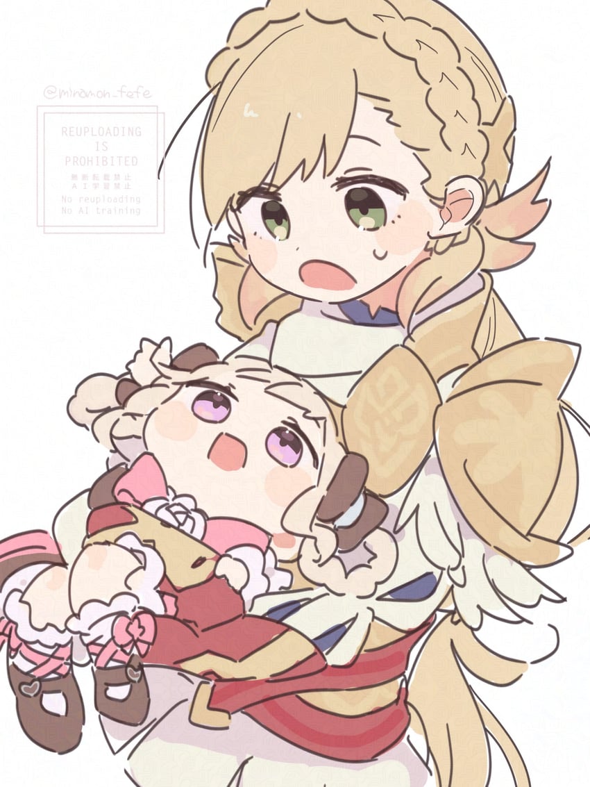 elise and sharena (fire emblem and 2 more) drawn by sorane_amus