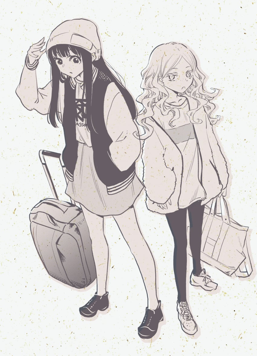 senpai and kouhai (futari escape) drawn by taguchi_shouichi