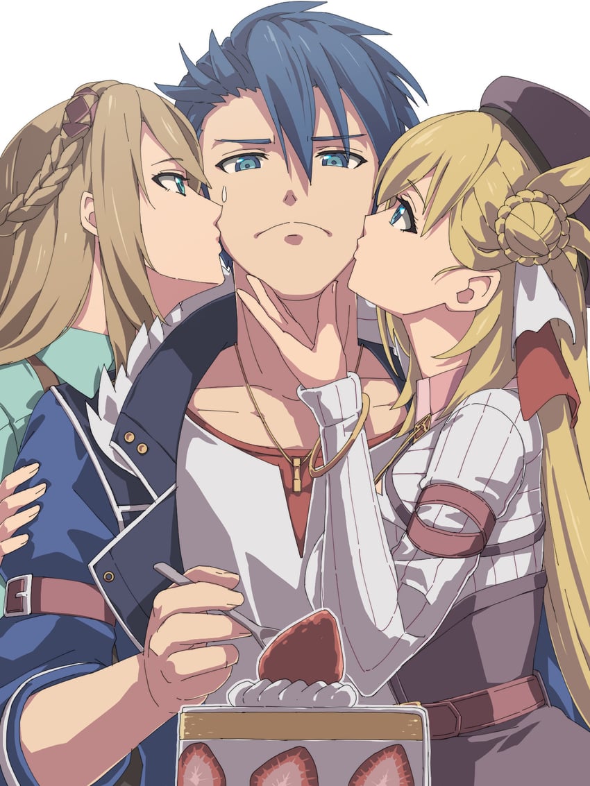 agnes claudel, van arkride, and elaine auclair (eiyuu densetsu and 2 more) drawn by chiharu_(9654784)