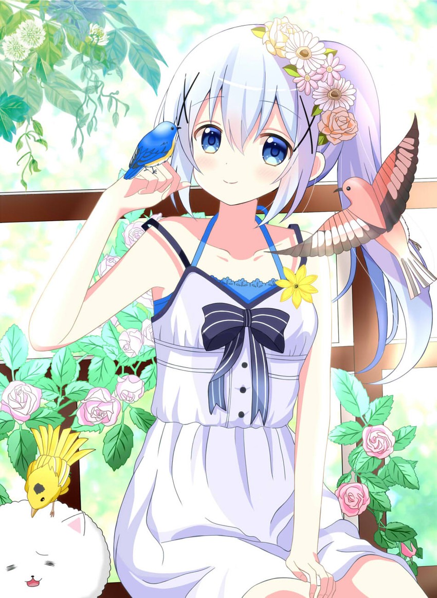 kafuu chino and tippy (gochuumon wa usagi desu ka?) drawn by ryoutan