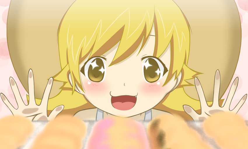 oshino shinobu (monogatari and 1 more) drawn by nabeccho