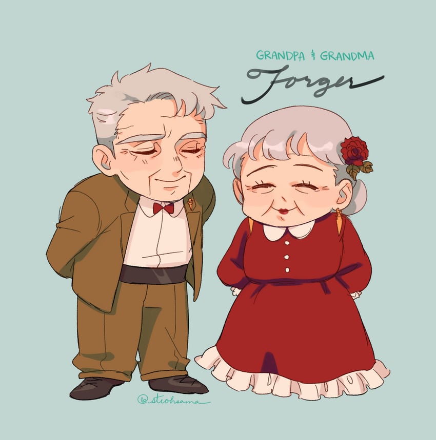 yor briar and twilight (spy x family) drawn by steohsama