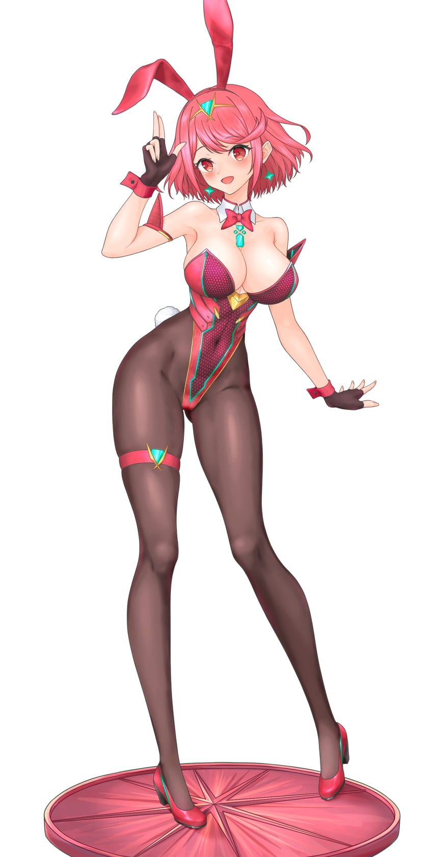 pyra (xenoblade chronicles and 1 more) drawn by feichu_keju