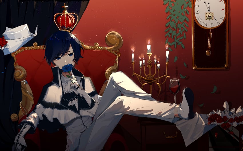 kaito (vocaloid and 1 more) drawn by akita_124709