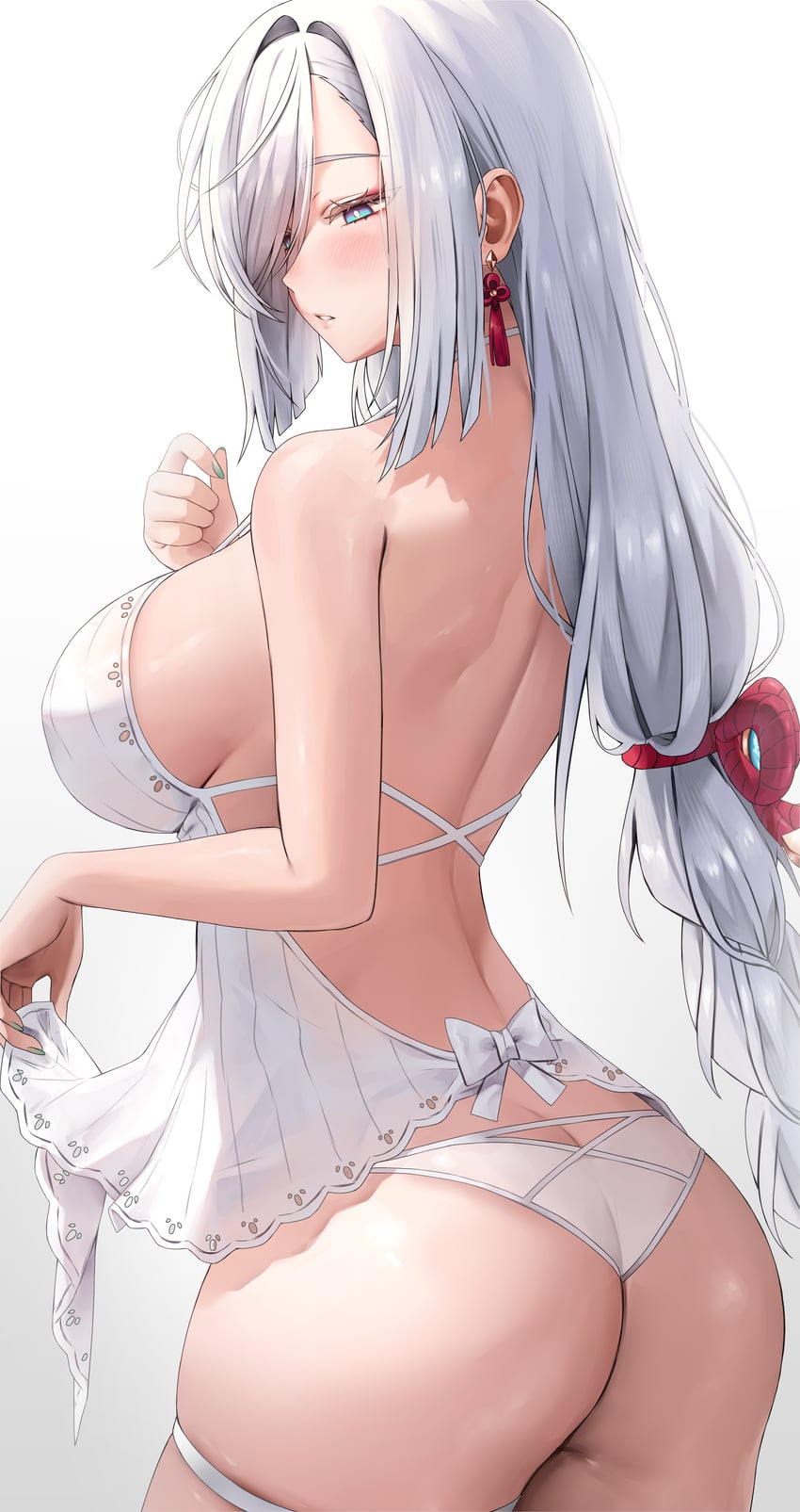 shenhe (genshin impact) drawn by vitaminechan