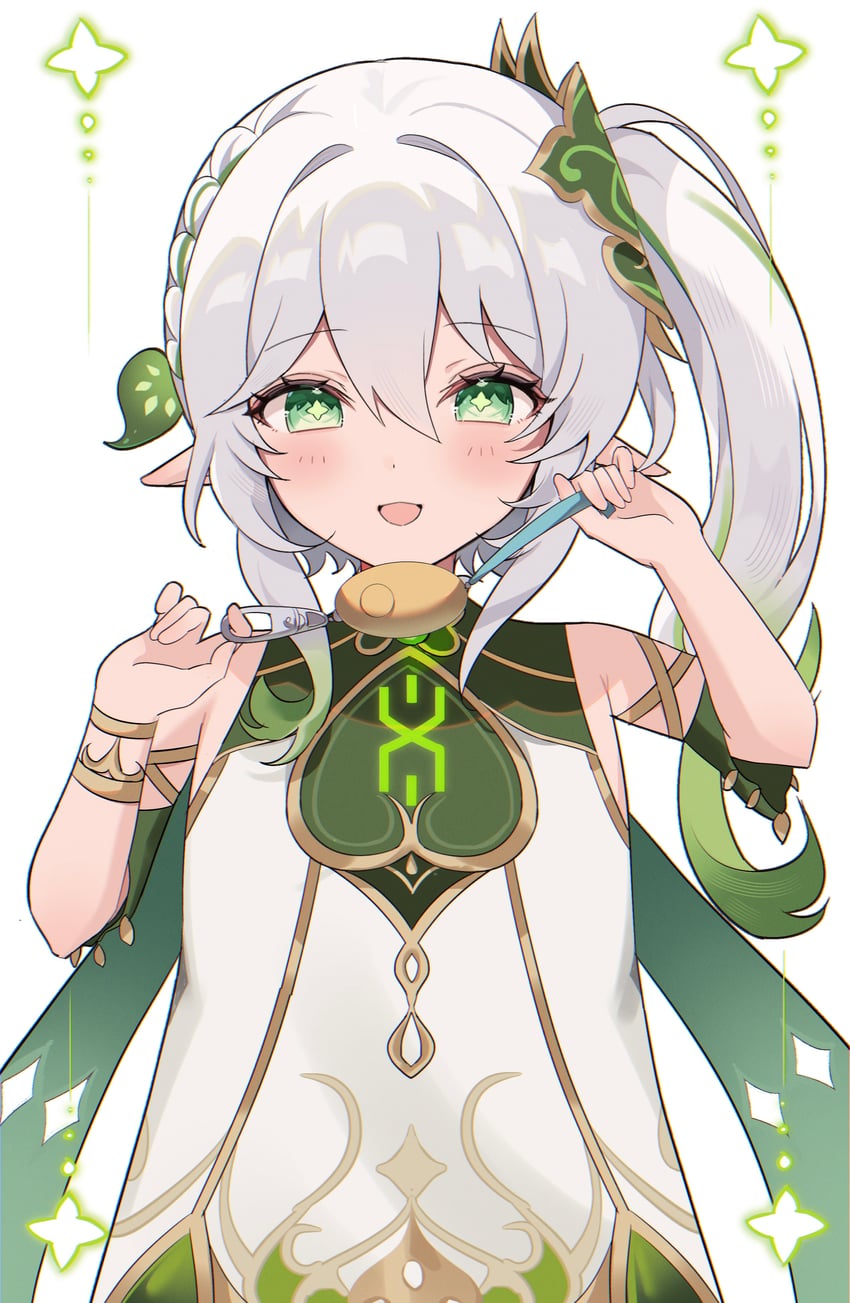 nahida (genshin impact and 1 more) drawn by rim_(ririm711)