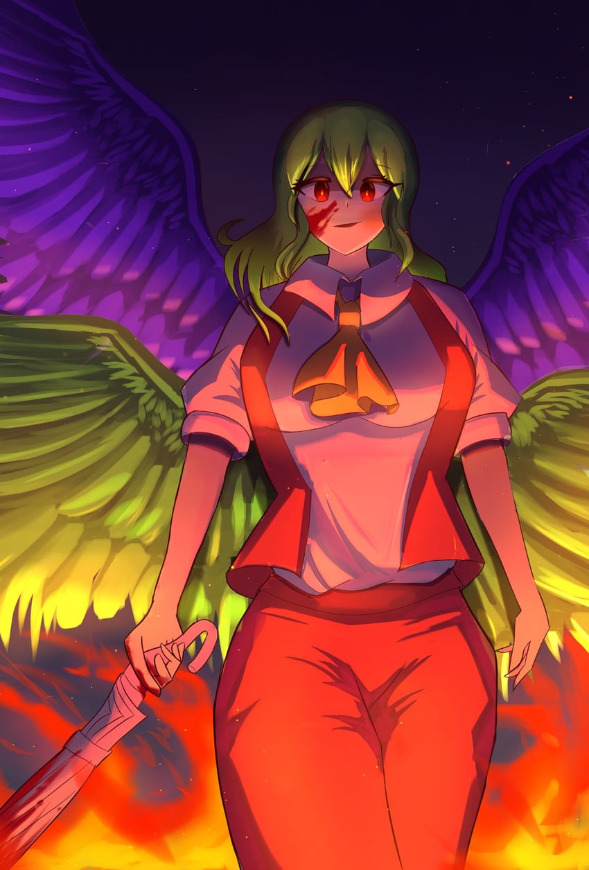 kazami yuuka (touhou and 1 more) drawn by kirbyearthbound