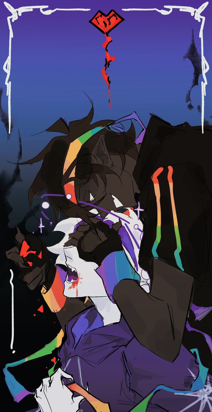 spokeishere and planetlord (minecraft youtube and 1 more) drawn by kastewa777