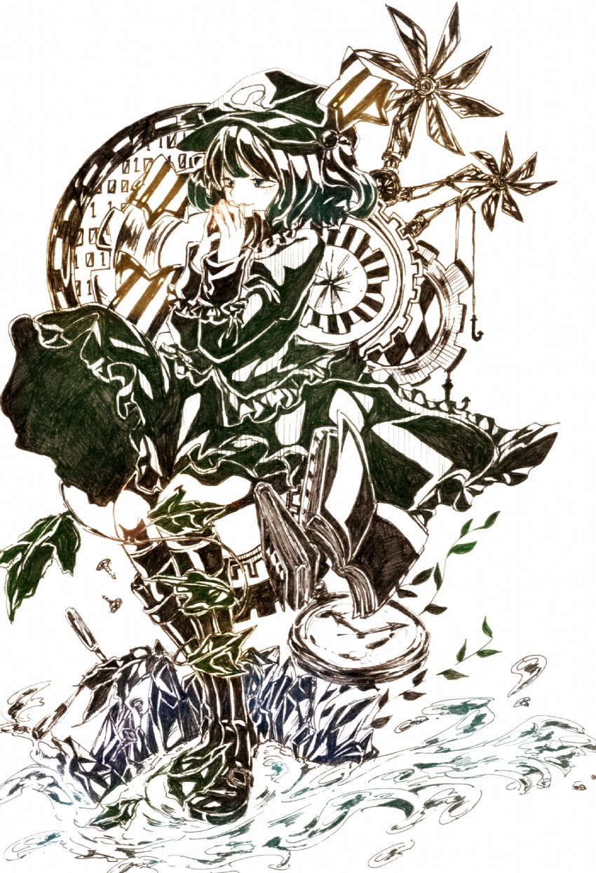 kawashiro nitori (touhou) drawn by tori_(otori)