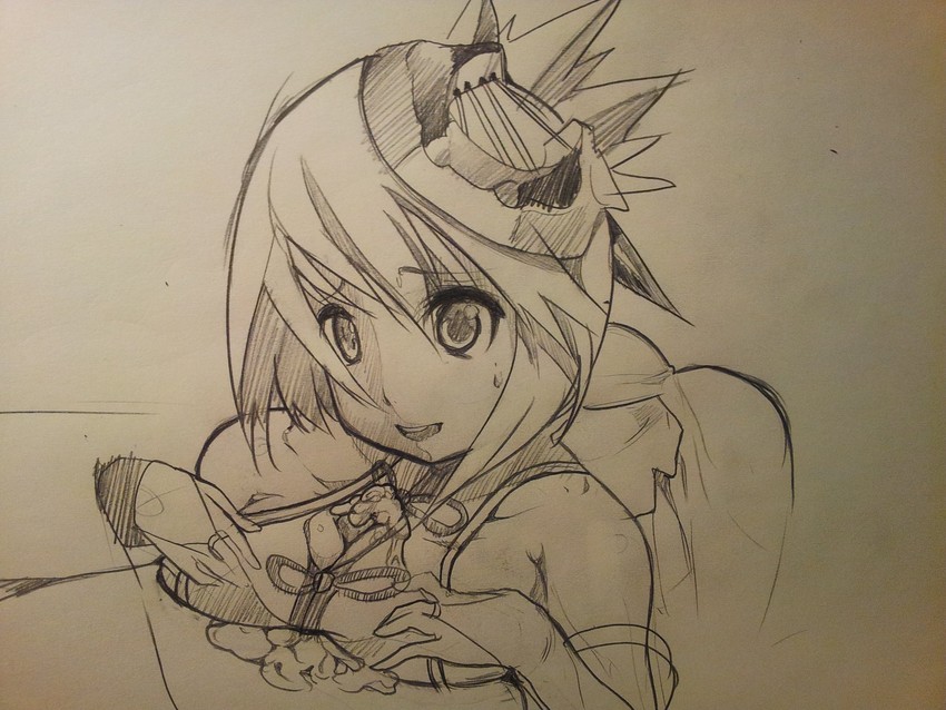 luca truelywaath (ar tonelico and 1 more) drawn by zeima81