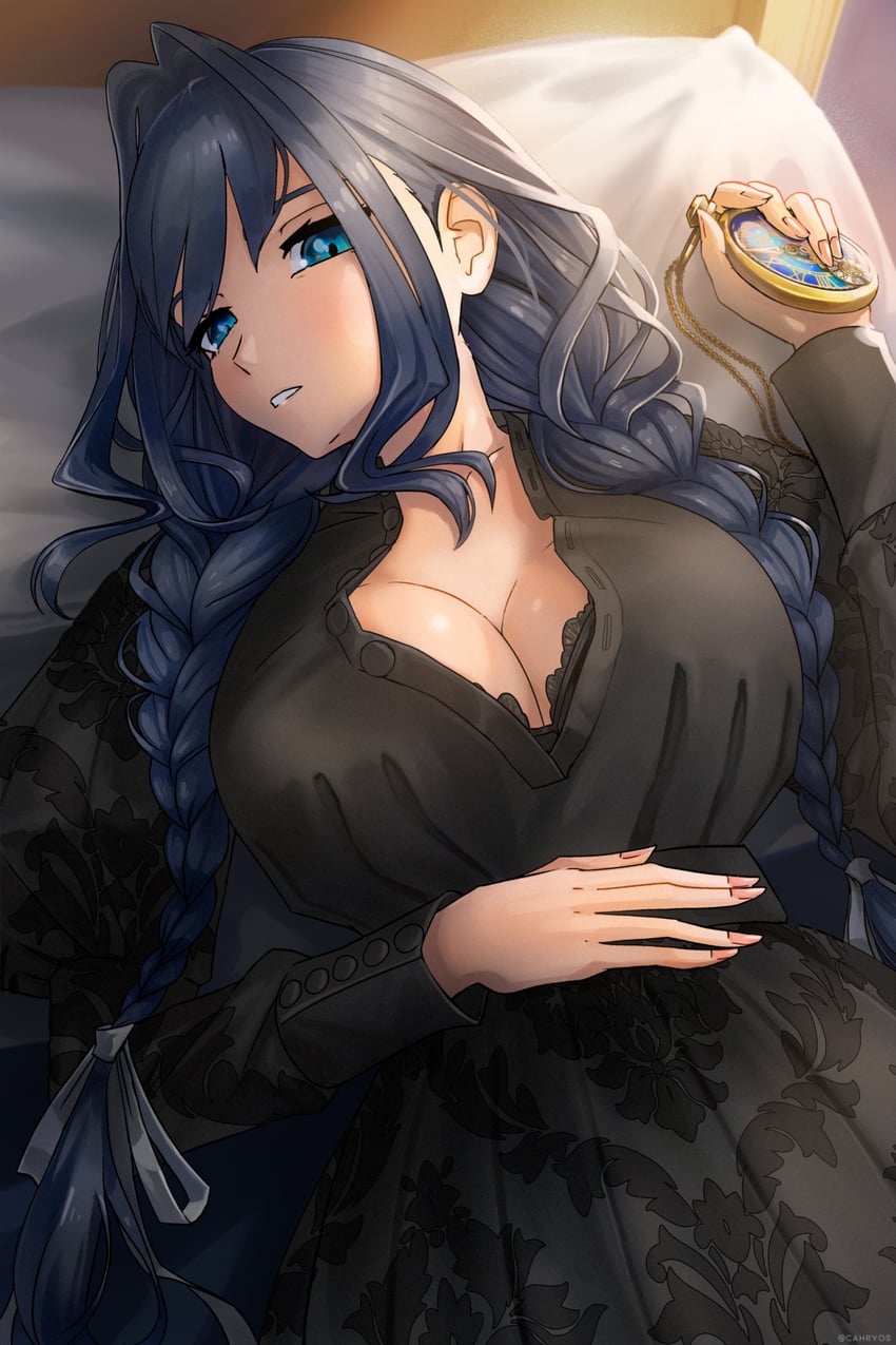 ouro kronii (hololive and 1 more) drawn by cahryos